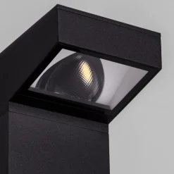 Lampioni Da Giardino-Selezionato da Mazzolaluce Lampioncino nero da giardino led 13w 3000k design moderno