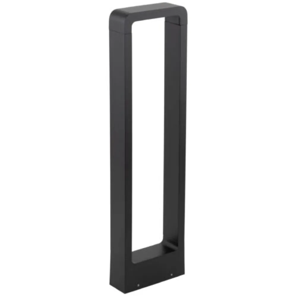 Lampioni Da Giardino-Selezionato da Mazzolaluce Lampioncino nero design moderno led 10w 3000k per esterno giardino ip54