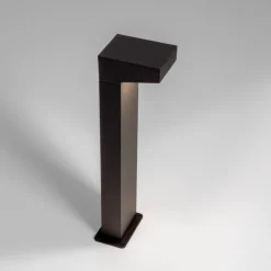 Lampioni Da Giardino-Selezionato da Mazzolaluce Lampioncino nero moderno led 11w 3000k da giardino