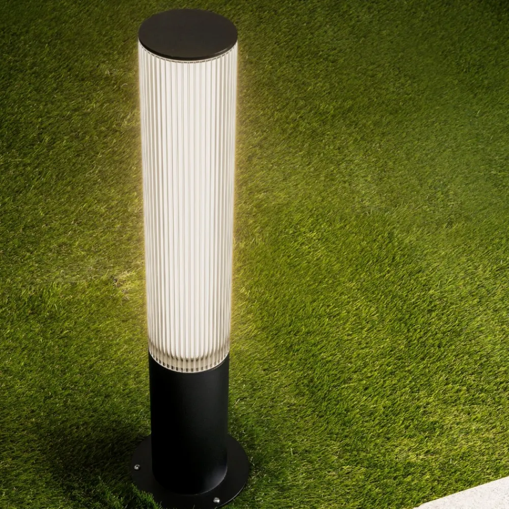 Lampioni Da Giardino-Selezionato da Mazzolaluce Lampioncino nero per giardini led 18w 3000k ip65 tubolare