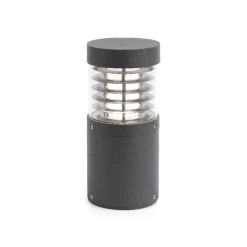 Lampioni Da Giardino-Selezionato da Mazzolaluce Lampioncino paletto moderno led 15w 3000k da giardino antracite