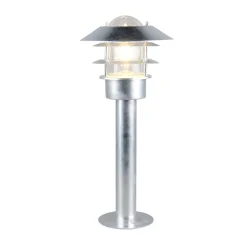 Lampioni Da Giardino-Selezionato da Mazzolaluce Lampioncino per esterno acciaio zincato ip44 anti corrosione salsedine