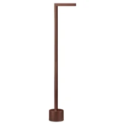 Lampioni Da Giardino-Selezionato da Mazzolaluce Lampioncino per esterno marrone corten led 5w 3000k anti corrosione