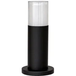 Lampioni Da Giardino-Selezionato da Mazzolaluce Lampioncino per giardini moderni led 8w 3000k ip65 tubolare nero