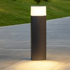 Lampioni Da Giardino-Selezionato da Mazzolaluce Lampioncino per giardino design moderno colore grigio da esterno ip44
