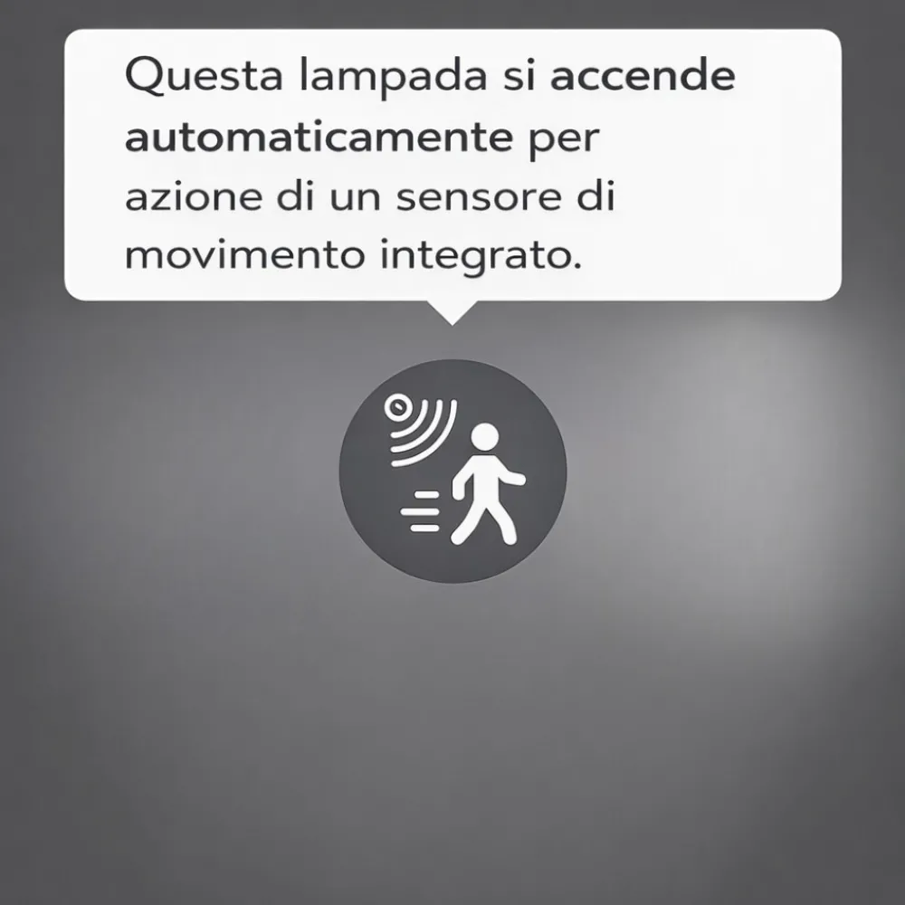 Lampioni Da Giardino-Selezionato da Mazzolaluce Lampioncino per giardino moderno led 8w 3000k con sensore di movimento