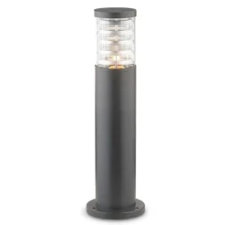 Lampioni Da Giardino-Ideal Lux Lampioncino tronco pt1 h40 antracite da giardino ip65