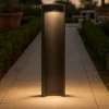Lampioni Da Giardino-Selezionato da Mazzolaluce Lampioncino tubolare moderno led 9w 3000k da giardino