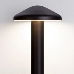 Lampioni Da Giardino-Selezionato da Mazzolaluce Lampione a fungo moderno antracite led 5w 3000k per giardino