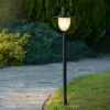 Lampioni Da Giardino-Selezionato da Mazzolaluce Lampione alto classico da giardino lanterna nera