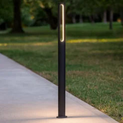Lampioni Da Giardino-Selezionato da Mazzolaluce Lampione alto da giardino led 11w 3000k antracite