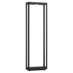 Lampioni Da Giardino-Selezionato da Mazzolaluce Lampione alto da giardino moderno led 8w 3000k nero