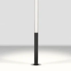 Lampioni Da Giardino-Selezionato da Mazzolaluce Lampione alto moderno tubolare led 43w 3000k per giardino