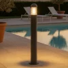 Lampioni Da Giardino-Selezionato da Mazzolaluce Lampione alto per giardino moderno grafite 100cm ip44