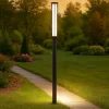 Lampioni Da Giardino-Selezionato da Mazzolaluce Lampione alto tubolare da esterno led 16w 3000k ip65 antracite