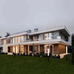 Lampioni Da Giardino-Selezionato da Mazzolaluce Lampione alto tubolare da giardino led 27w 3000k moderno