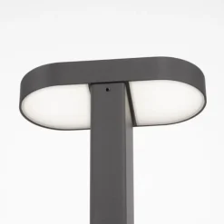 Lampioni Da Giardino-Selezionato da Mazzolaluce Lampione antracite da giardino led 10w 3000k moderno