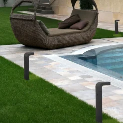 Lampioni Da Giardino-Selezionato da Mazzolaluce Lampione antracite design moderno da giardino
