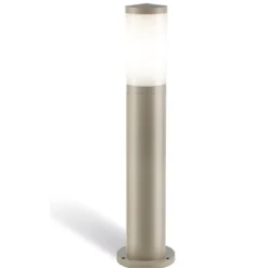 Lampioni Da Giardino-Selezionato da Mazzolaluce Lampione basso per esterno giardino moderno tortora ip65