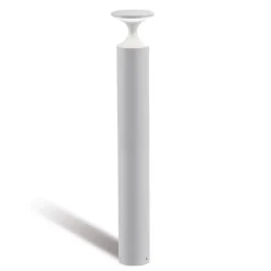 Lampioni Da Giardino-Selezionato da Mazzolaluce Lampione bianco da giardino moderno 90cm led 13w 4000k ip65