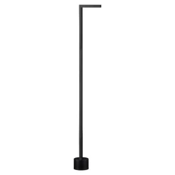 Lampioni Da Giardino-Selezionato da Mazzolaluce Lampione 95cm sottile moderno nero da giardino led anti salsedine