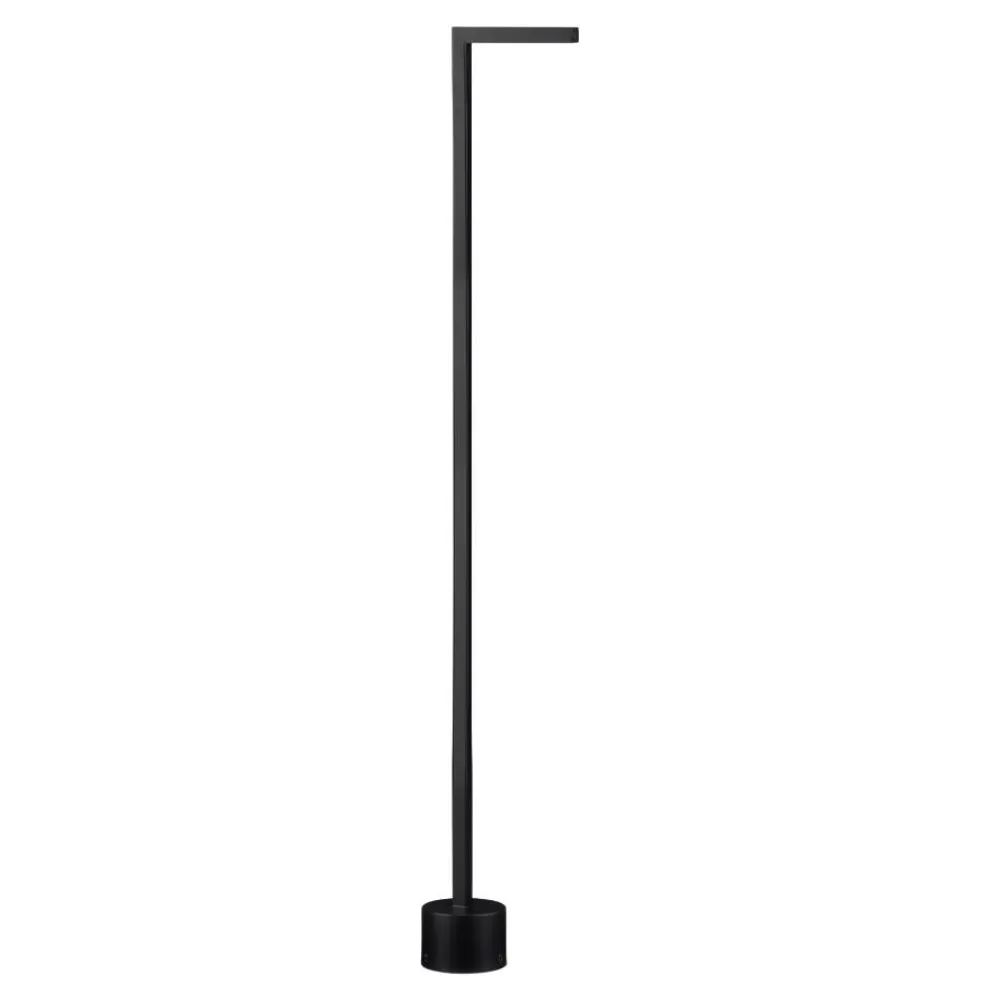 Lampioni Da Giardino-Selezionato da Mazzolaluce Lampione 95cm sottile moderno nero da giardino led anti salsedine