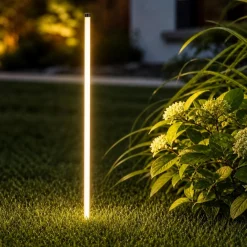 Lampioni Da Giardino-Selezionato da Mazzolaluce Lampione con picchetto da prato per illuminazione giardino led 6w 3000k