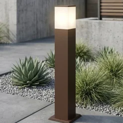 Lampioni Da Giardino-Top Light Lampione corten da giardino moderno nizza