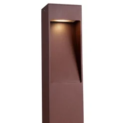 Lampioni Da Giardino-Selezionato da Mazzolaluce Lampione corten da giardino per esterno led 7w 3000k
