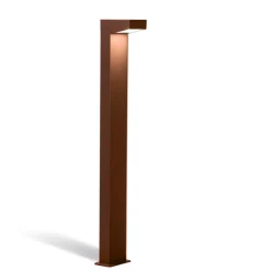 Lampioni Da Giardino-Selezionato da Mazzolaluce Lampione corten per esterno giardino moderno led 13w 3000k ip65