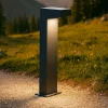 Lampioni Da Giardino-Selezionato da Mazzolaluce Lampione da esterno 50cm grafite led 13w 3000k design moderno ip65