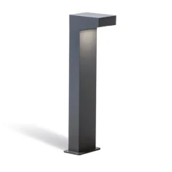 Lampioni Da Giardino-Selezionato da Mazzolaluce Lampione da esterno 50cm grafite led 13w 3000k design moderno ip65