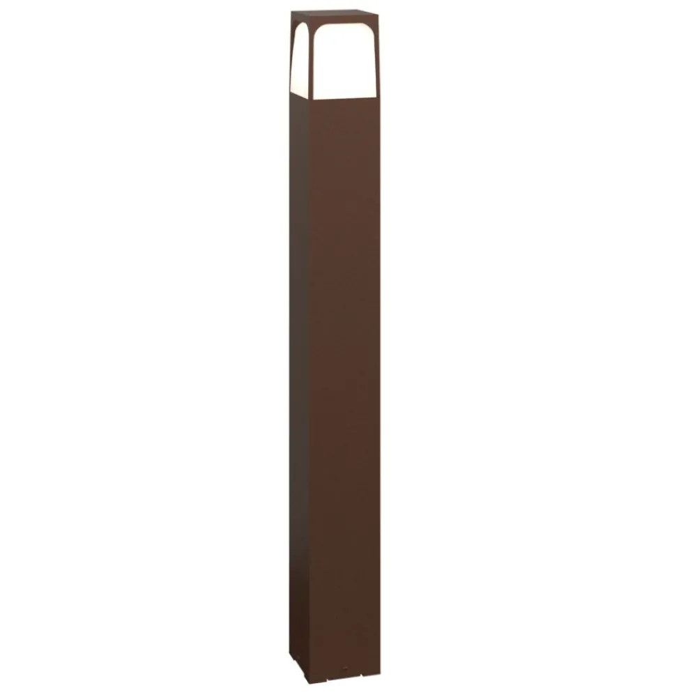 Lampioni Da Giardino-Top Light Lampione da esterno corten moderno york