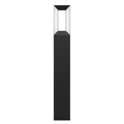 Lampioni Da Giardino-Selezionato da Mazzolaluce Lampione da esterno giardino nero nero led 3000k h77 cm ip54