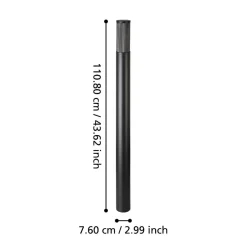 Lampioni Da Giardino-Selezionato da Mazzolaluce Lampione da esterno giardino nero ip54 h110 cm