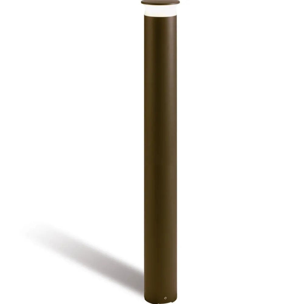 Lampioni Da Giardino-Selezionato da Mazzolaluce Lampione da esterno giardino marrone 80cm led 9w 3000k