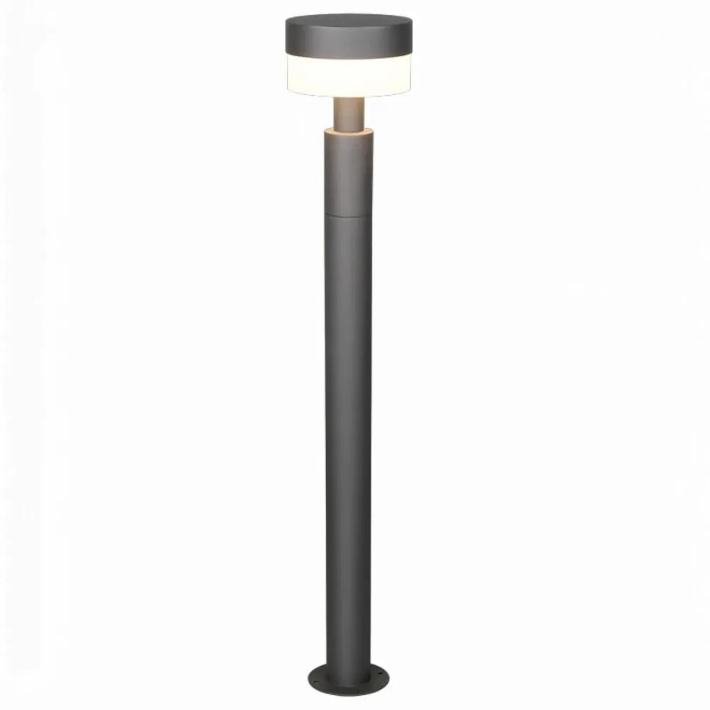 Lampioni Da Giardino-Selezionato da Mazzolaluce Lampione da esterno ip54 led 8w antracite anti corrosione