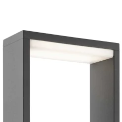 Lampioni Da Giardino-Selezionato da Mazzolaluce Lampione da esterno led 8w 3000k ip54 moderno illuminazione verso il basso