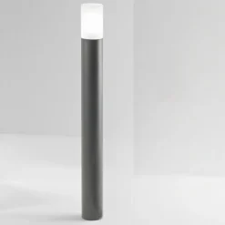 Lampioni Da Giardino-Perenz Illuminazione Lampione da esterno per vialetto antracite h90 cm perenz lampo ip54