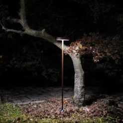 Lampioni Da Giardino-Linea Light Lampione da esterno pistillo marrone ip65 led