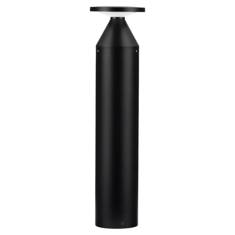 Lampioni Da Giardino-Selezionato da Mazzolaluce Lampione da giardini moderni led 11w 3000k nero ip65