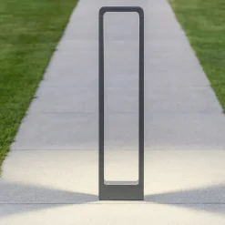 Lampioni Da Giardino-Selezionato da Mazzolaluce Lampione da giardinoanti corrosione moderno antracite led 3000k ip54