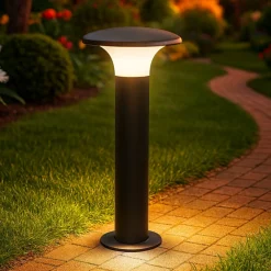 Lampioni Da Giardino-Gea Luce Lampione da giardino antracite moderno