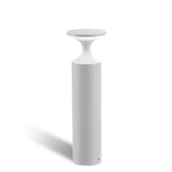 Lampioni Da Giardino-Selezionato da Mazzolaluce Lampione da giardino bianco design cilindro led 13w 3000k ip65