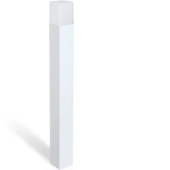 Lampioni Da Giardino-Selezionato da Mazzolaluce Lampione da giardino bianco moderno 80cm led 7w 4000k ip54