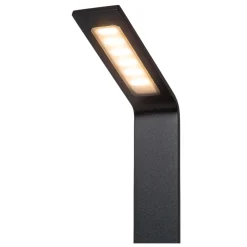 Lampioni Da Giardino-Selezionato da Mazzolaluce Lampione da giardino 60cm nero design modereno sottile led 6w 3000k