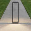 Lampioni Da Giardino-Selezionato da Mazzolaluce Lampione da giardino design moderno antracite led 6w 3000k
