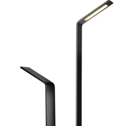 Lampioni Da Giardino-Selezionato da Mazzolaluce Lampione da giardino design sottile nero led 7w 3000k moderno