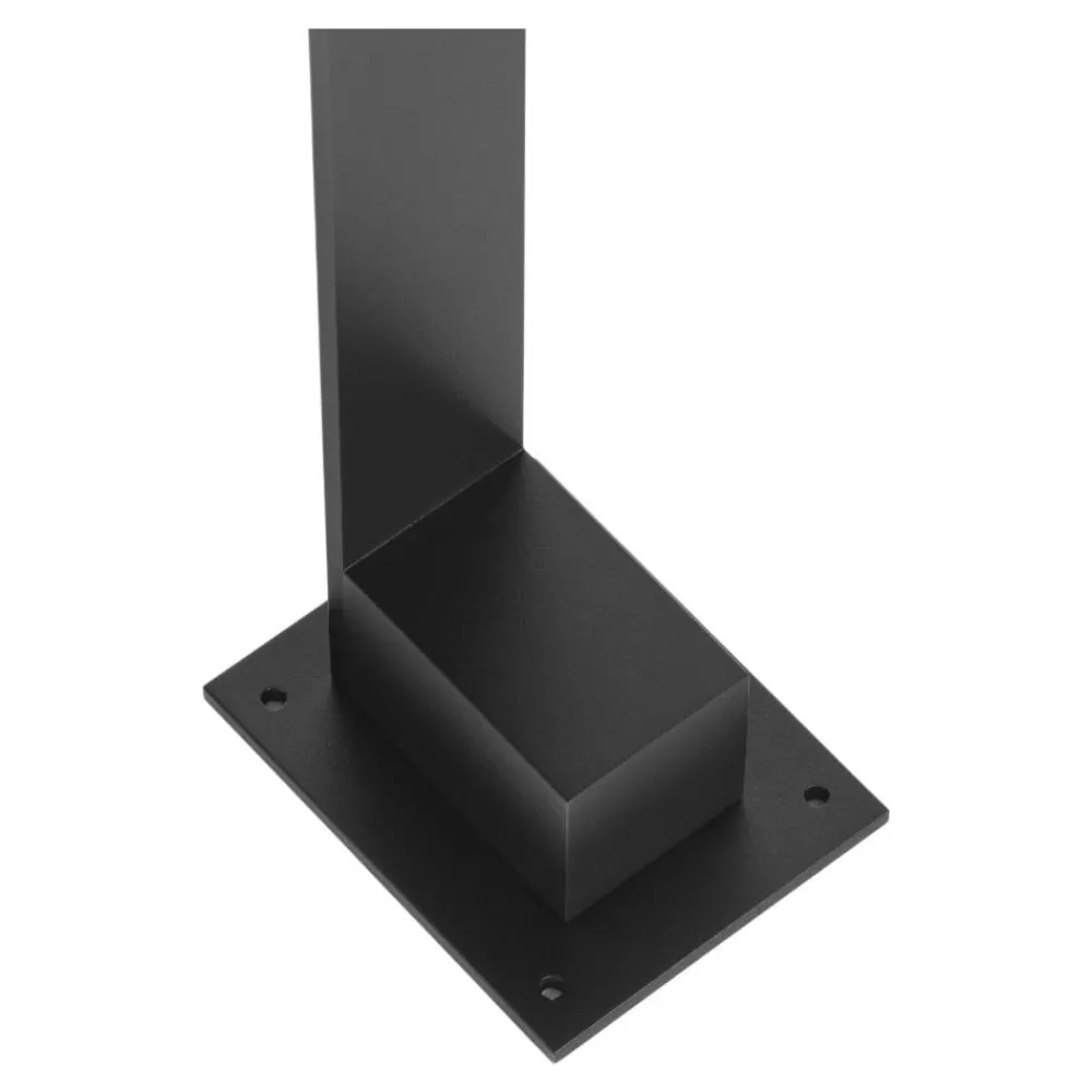 Lampioni Da Giardino-Selezionato da Mazzolaluce Lampione da giardino design sottile nero led 7w 3000k moderno