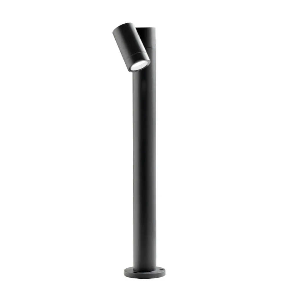 Lampioni Da Giardino-Gea Luce Lampione da giardino orientabile ip65 antracite h70 cm